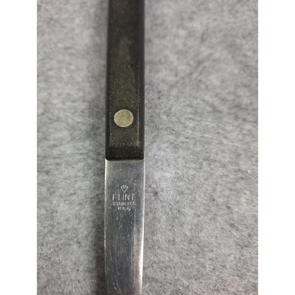 Flint Large USA Stainless Steel 2 Prong Cooking Utensil Meat Fork